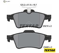 BRAKE PAD SET DISC BRAKE 2521801 FOR PEUGEOT 508/SW/Van 4HL9HL /BHX /BHZ 1.6L