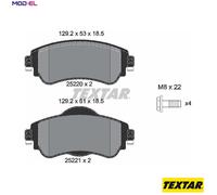 BRAKE PAD SET DISC BRAKE 2522001 FOR CITROEN C4/II/Hatchback/Van DS4 1.2L 3cyl