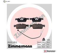 ZIMMERMANN 25222.170.2 Brake pad set