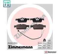 ZIMMERMANN 25222.170.2 Brake pad set