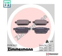 ZIMMERMANN 25258.145.1 Brake pad set