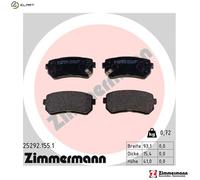 ZIMMERMANN 25292.155.1 Brake pad set