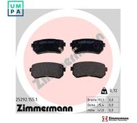 BRAKE PAD SET DISC BRAKE 25292.155.1 FOR HYUNDAI ix35/SUV TUCSON/III/IX35 KIA