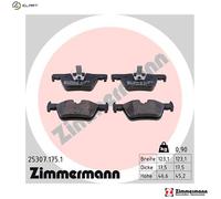 Brake pads 25307.175.1 ZIMMERMANN for BMW 1 Sports Hatch 3 4 Coupe 3 Touring