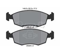 BRAKE PAD SET, DISC BRAKE 2532301