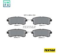 TEXTAR 2534001 Brake pad set