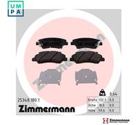 ZIMMERMANN 25348.180.1 Brake pad set