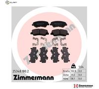 BRAKE PAD SET DISC BRAKE 25348.180.2 FOR HYUNDAI ACCENT/i25/IV FLUIDIC/VERNA i20