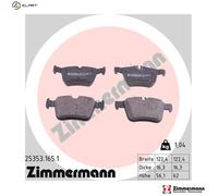 ZIMMERMANN 25353.165.1 Brake pad set