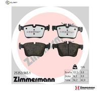 BRAKE PAD SET DISC BRAKE 25353.965.1 FOR MERCEDES-BENZ C-CLASS/T-Model 2.0L 4cyl