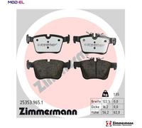 BRAKE PAD SET DISC BRAKE 25353.965.1 FOR MERCEDES-BENZ C-CLASS/T-Model 2.0L 4cyl