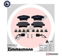 ZIMMERMANN 25357.175.3 Brake pad set