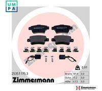 ZIMMERMANN 25357.175.3 Brake pad set