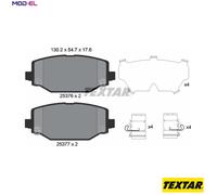 TEXTAR 2537601 Brake pad set