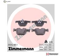 Otto Zimmermann Brake Pads 25514.180.1 - Disc Brake for BMW N55 B30 A 3.0L 6cyl 3 Series 2.0L