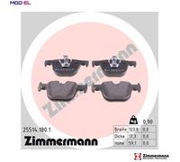 BRAKE PAD SET DISC BRAKE 25514.180.1 FOR BMW N55 B30 A 3.0L 6cyl 3 SERIES 2.0L