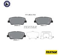 BRAKE PAD SET DISC BRAKE 2552003 FOR HYUNDAI GRAND/SANTA/FE EQUUS/CENTENNIAL G70