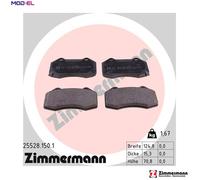 BRAKE PAD SET DISC BRAKE 25528.150.1 FOR VAUXHALL CORSA/Mk/IV/VAN CORSAVAN 1.0L