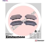 BRAKE PAD SET DISC BRAKE 25540.145.1 FOR MAZDA PYY1 2.5L S5Y5/S5Y9/S5Y7 1.5L
