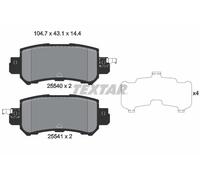 BRAKE PAD SET, DISC BRAKE 2554001