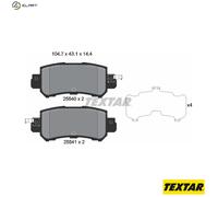 BRAKE PAD SET DISC BRAKE 2554001 FOR MAZDA 2HatchbackCX-5CX-3 P5X9/P5Z7 1.5L