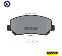 Brake Pads Set Front Textar 2556401 68245323AA K0Y13323Z 68245323AB K0Y13328Z