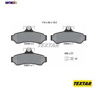 TEXTAR 2559901 Brake pad set