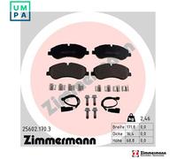 ZIMMERMANN 25602.170.3 Brake pad set
