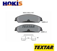 BRAKE PAD SET DISC BRAKE 2560501 FOR CHRYSLER 300C 200/Convertible DODGE 5.7L