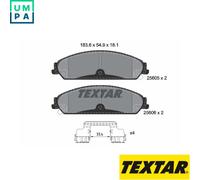 BRAKE PAD SET DISC BRAKE 2560501 FOR CHRYSLER 300C 200/Convertible DODGE 5.7L