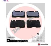 BRAKE PAD SET DISC BRAKE 25643.970.1 FOR AUDI Q5/SUV A6/S6 A7/Sportback/S7 2.0L