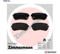 BRAKE PAD SET DISC BRAKE 25677.160.1 FOR HYUNDAI KIA PICANTO/EKO/TAXI MORNING