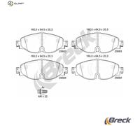 BRAKE PAD SET DISC BRAKE 25683 00 701 10 FOR VW GOLF/VII/Van CADDY/Box/MPV/IV