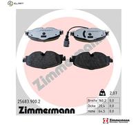 BRAKE PAD SET DISC BRAKE 25683.900.2 FOR VW AUDI A3/Sportback/S3/Limousine 1.4L