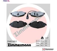 BRAKE PAD SET DISC BRAKE 25683.900.2 FOR VW AUDI A3/Sportback/S3/Limousine 1.4L