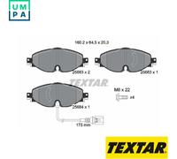 BRAKE PAD SET DISC BRAKE 2568301 FOR VW GOLF/VIII/ALLTRACK/VAN/Van/SPORTSVAN Q2