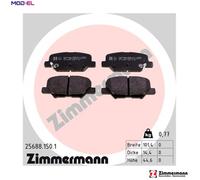 ZIMMERMANN 25688.150.1 Brake pad set