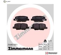 ZIMMERMANN 25688.150.1 Brake pad set