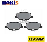BRAKE PAD SET DISC BRAKE 2568801 FOR MITSUBISHI OUTLANDER/III/Van ASX CITROËN