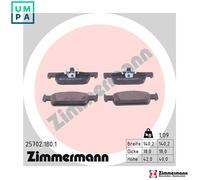 BRAKE PAD SET DISC BRAKE 25702.180.1 FOR RENAULT DACIA LOGAN/MCV/II SANDERO 0.9L