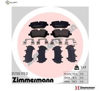 ZIMMERMANN 25720.173.2 Brake pad set
