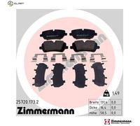 ZIMMERMANN 25720.173.2 Brake pad set