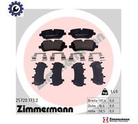 ZIMMERMANN 25720.173.2 Brake pad set