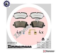 ZIMMERMANN 25720.973.2 Brake pad set