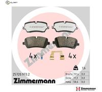 ZIMMERMANN 25720.973.2 Brake pad set