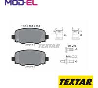 BRAKE PAD SET DISC BRAKE 2573401 FOR JEEP CHEROKEE/VAN CHRYSLER 200 EBU 2.2L