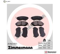 BRAKE PAD SET DISC BRAKE 25760.170.1 FOR SUBARU B3/Hatchback OUTBACK LEGACY/V