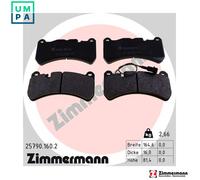 BRAKE PAD SET DISC BRAKE 25790.160.2 FOR MASERATI M 156 B 3.0L 6cyl