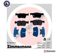 ZIMMERMANN 25798.155.1 Brake pad set