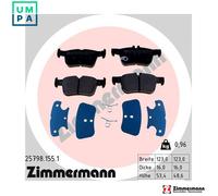 ZIMMERMANN 25798.155.1 Brake pad set